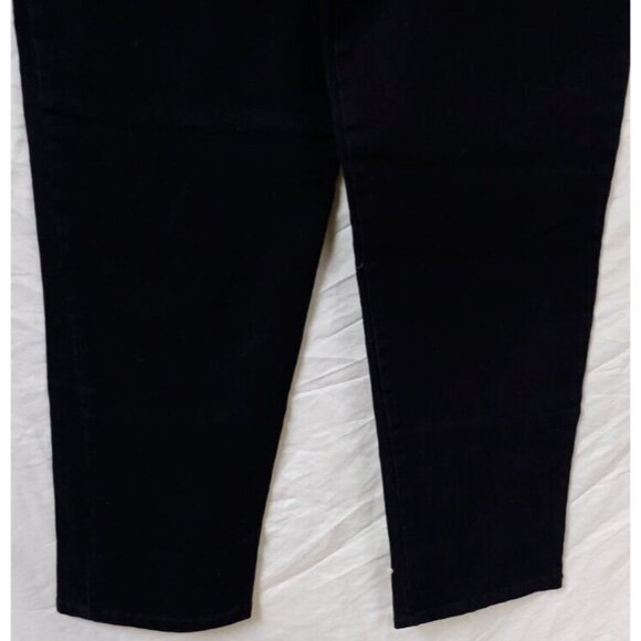 Gloria Vanderbilt Women 10 Short Black Stretch Hi Rise Straight Leg Jeans 28x29 - Picture 5 of 14